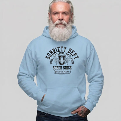 Recovery Hoodie | Men's Sobriety Dept 24/7