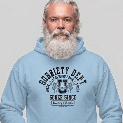 Recovery Hoodie | Men's Sobriety Dept 24/7