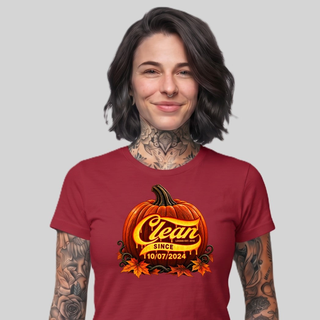 Clean T Shirt | Women's Clean Since Pumpkin