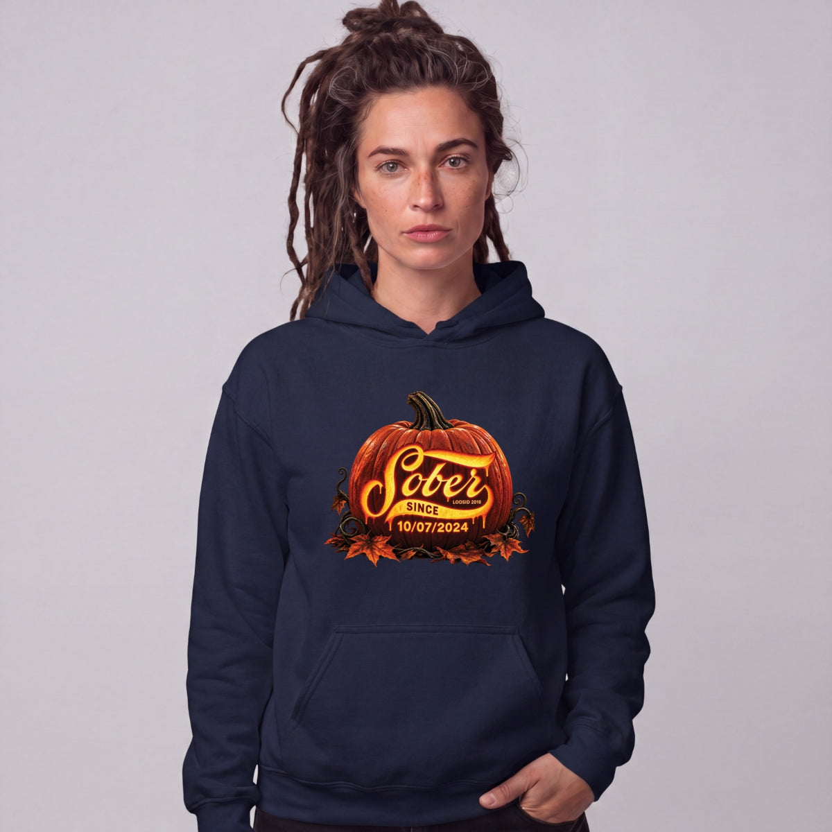 Recovery Hoodie | Women's Sober Since Pumpkin