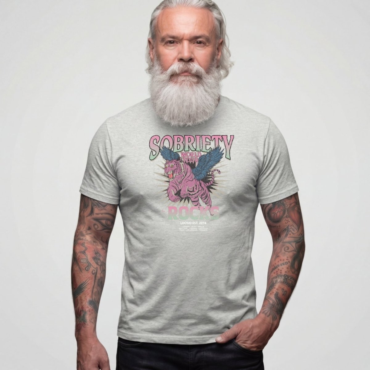 Sober T Shirt | Men's Sobriety Rocks