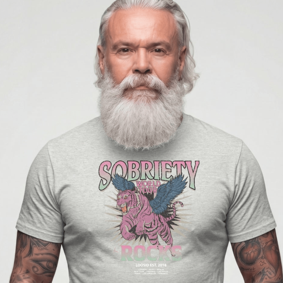 Sober T Shirt | Men's Sobriety Rocks