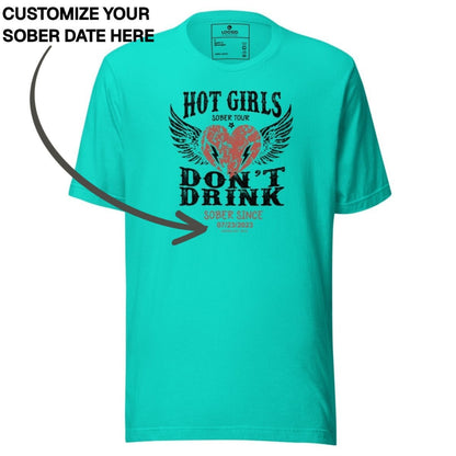 Sober T Shirt | Women's Hot Girls Don't Drink