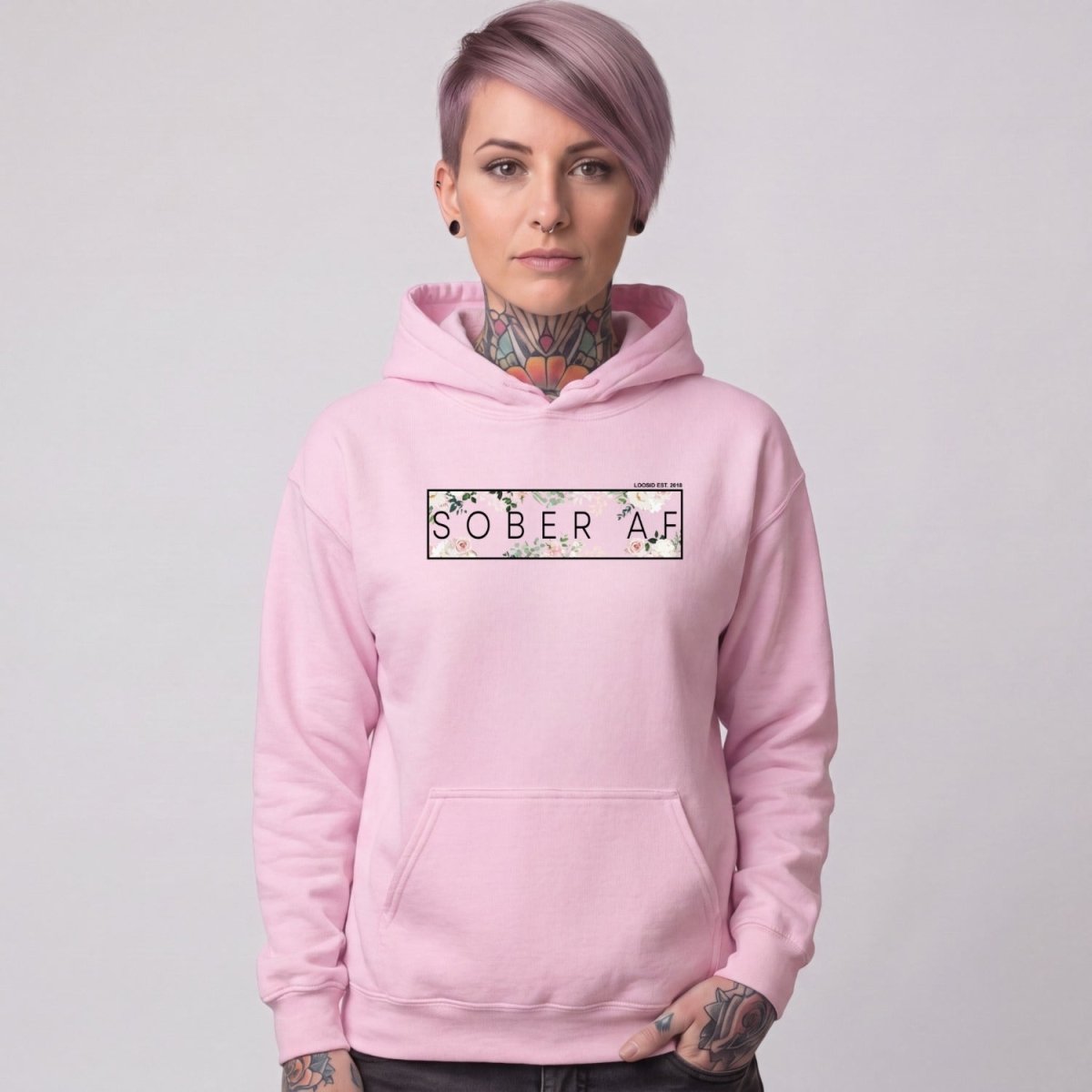 Recovery Hoodie | Women's Sober AF Flower