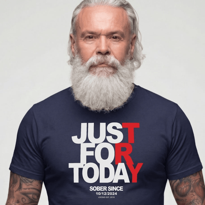 Sober T Shirt | Men's Just For Today Tee