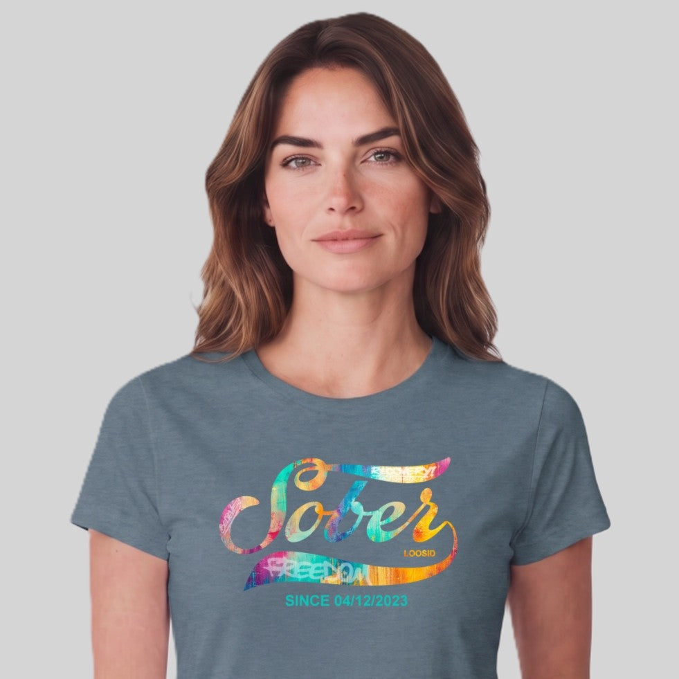 Sober T Shirt | Women's Sober Since Heritage
