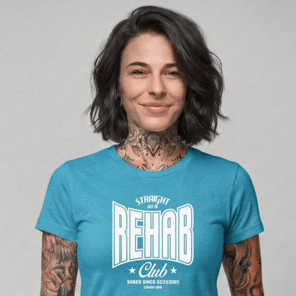 Sober T Shirt | Women's Straight Outta Rehab