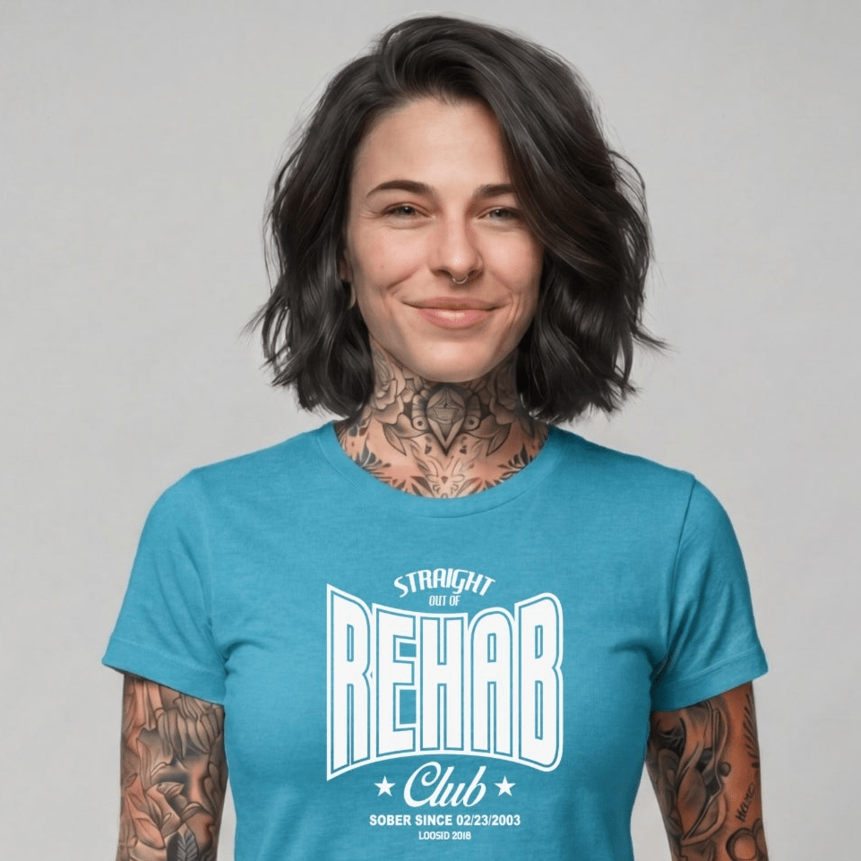 Sober T Shirt | Women's Straight Outta Rehab