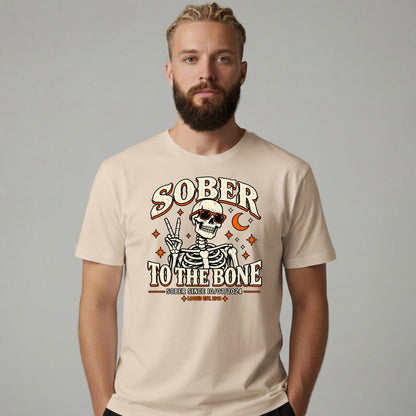 Sober T Shirt | Men's Sober To The Bone