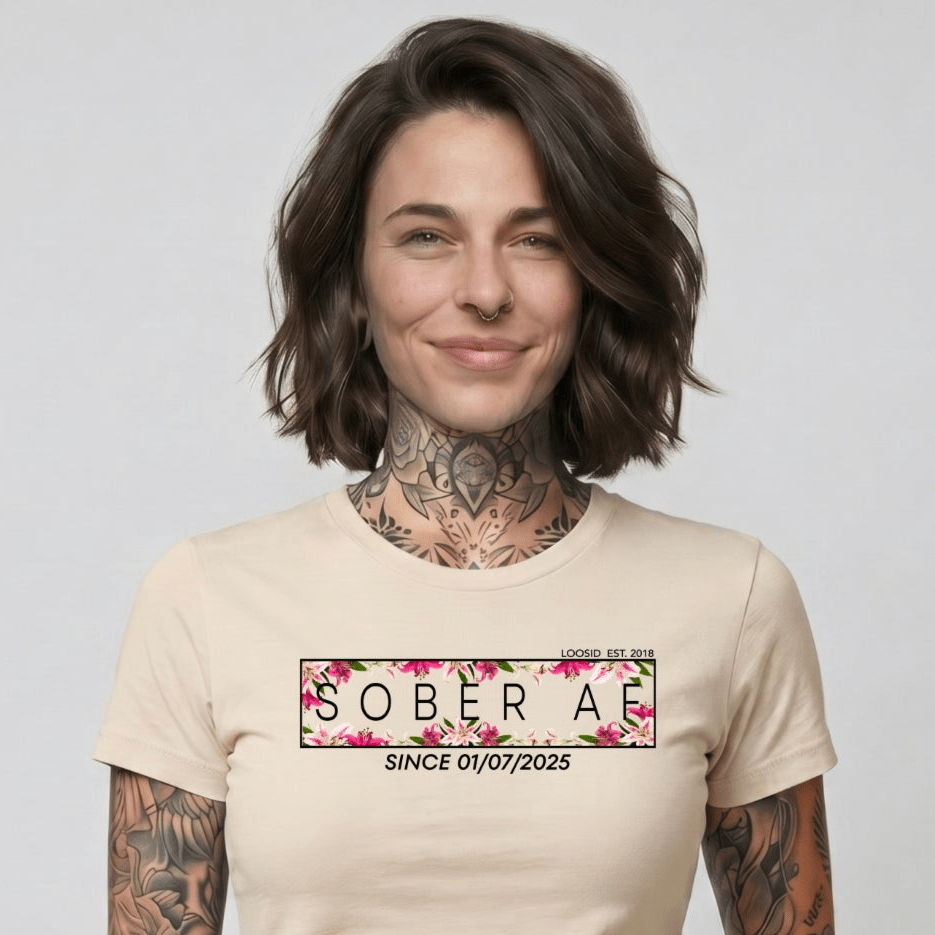 Sober T Shirt | Women's Sober AF Tee