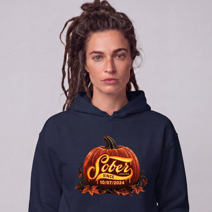 Recovery Hoodie | Women's Sober Since Pumpkin