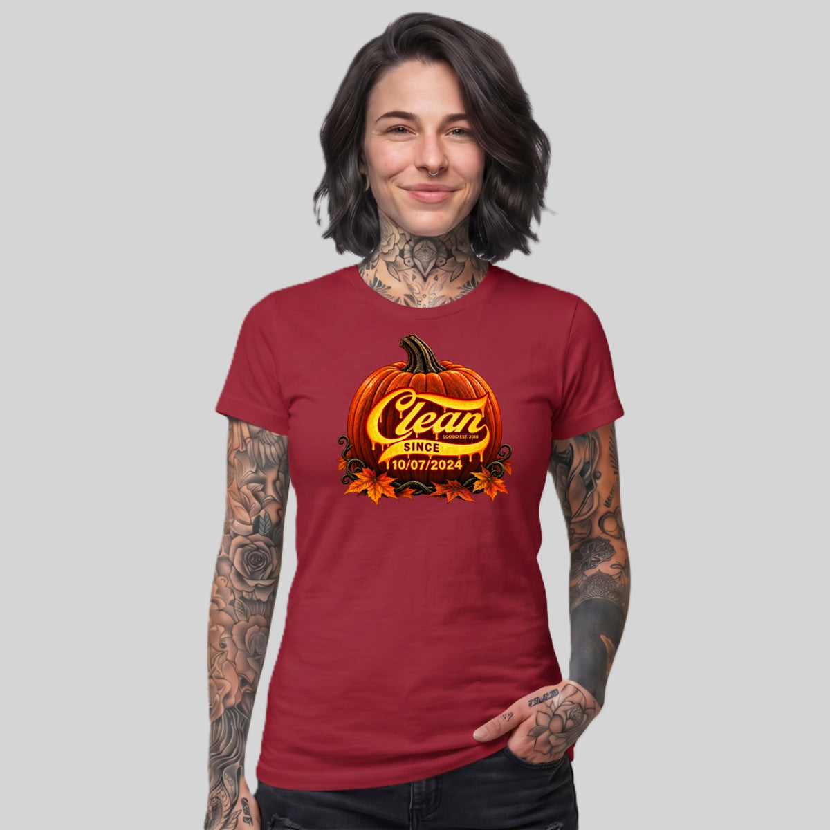 Clean T Shirt | Women's Clean Since Pumpkin