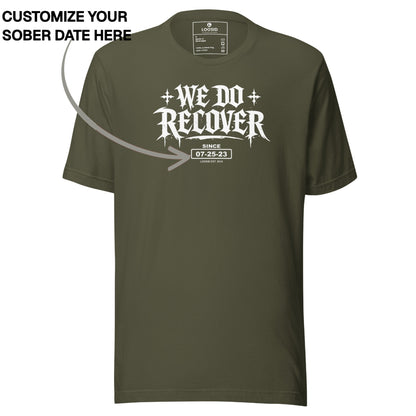 Sober T Shirt | Men's We Do Recover Stand Together