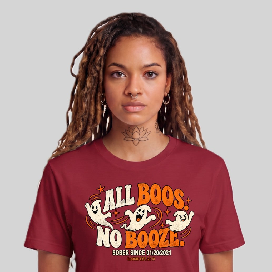 Sober T Shirt | Women's All Boos No Booze