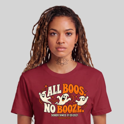 Sober T Shirt | Women's All Boos No Booze
