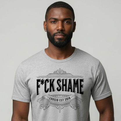 F*ck Shame Sober T Shirt lifestyle view (view 15)