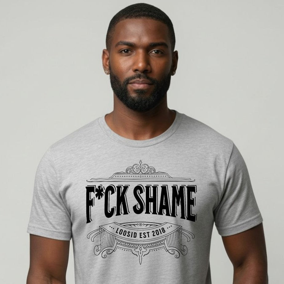 F*ck Shame Sober T Shirt lifestyle view (view 15)