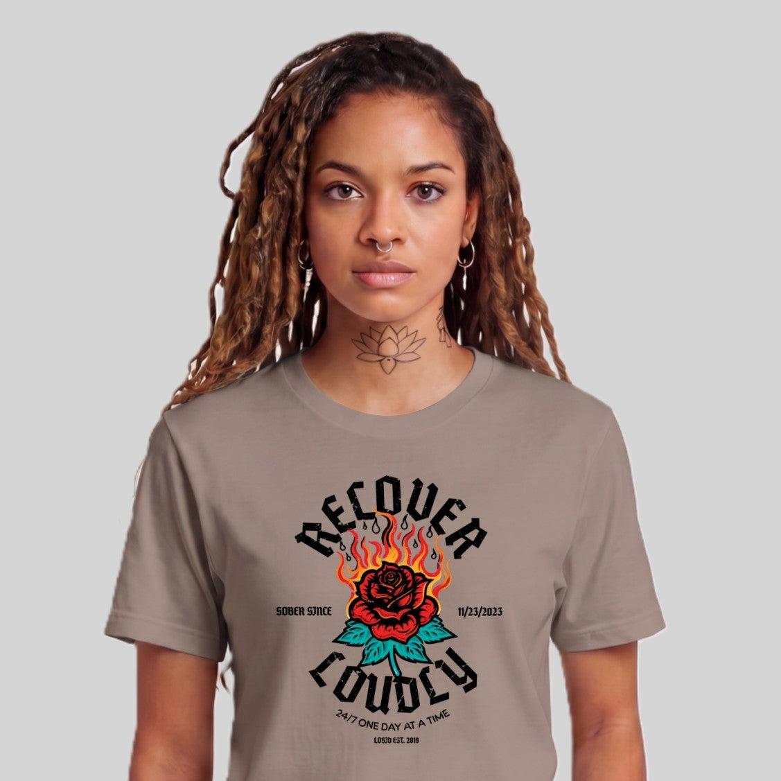 Sober T Shirt | Women's Recover Loudly