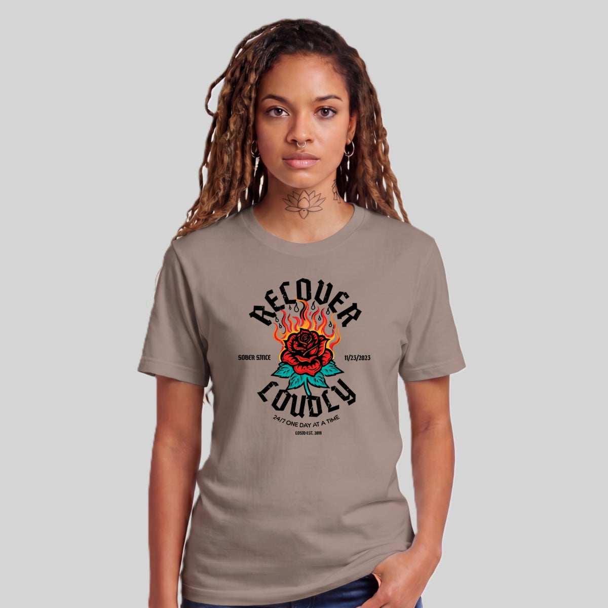 Sober T Shirt | Women's Recover Loudly