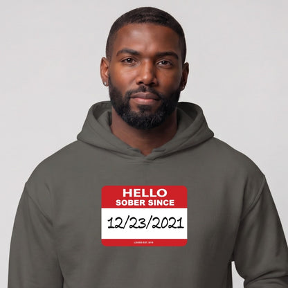 Recover Hoodie | Men's Hello Sober Since