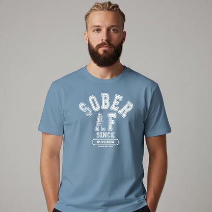 Sober T Shirt | Men's Sober AF Collegiate