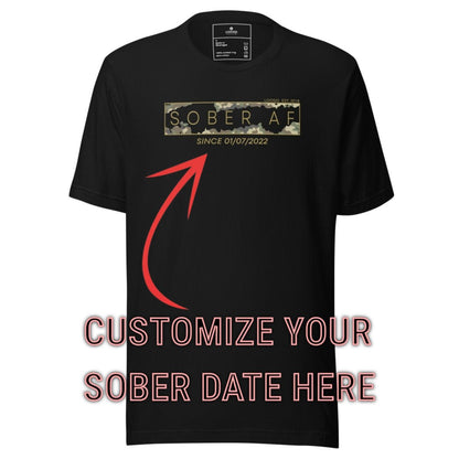 Sober T Shirt | Men's Sober AF Camo