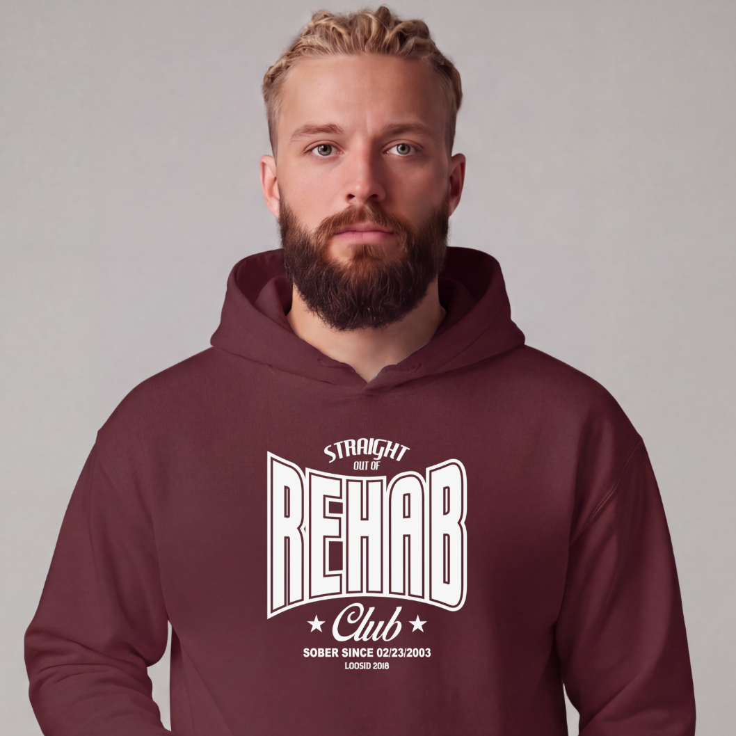 Recovery Hoodie | Men's Straight Out of Rehab Club