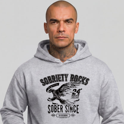 Recovery Hoodie | Men's Sobriety Rocks