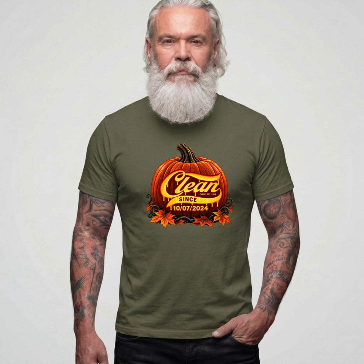 Clean T Shirt | Men's Clean Since Pumpkin