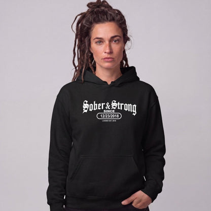 Recovery Hoodie | Women's Old School Sober & Strong