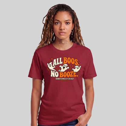 Sober T Shirt | Women's All Boos No Booze