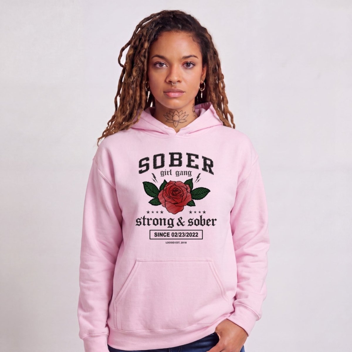 Recovery Hoodie | Women's Sober Girl Gang Strong & Sober