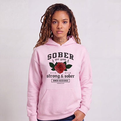Recovery Hoodie | Women's Sober Girl Gang Strong & Sober