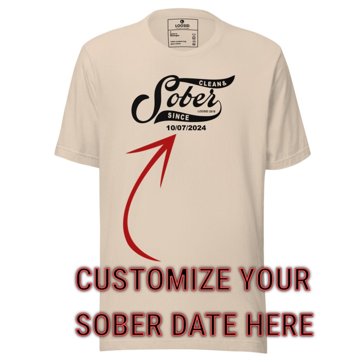 Sober T Shirt | Men's Sober Since