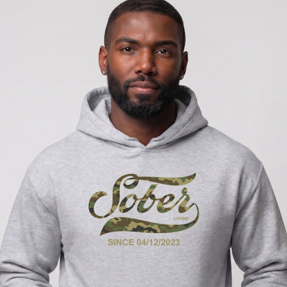 Recovery Hoodie | Men's Sober Since Camo