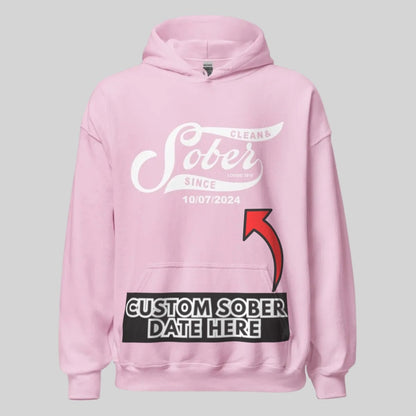Recovery Hoodie | Sober Since Unisex Hoodie with Custom Sobriety Date