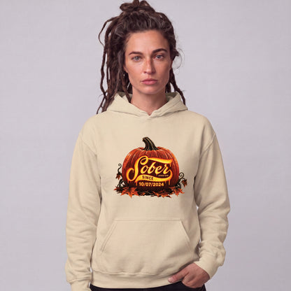 Recovery Hoodie | Women's Sober Since Pumpkin