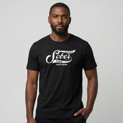 Sober T Shirt | Personalized Sober Since Shirt with Custom Date