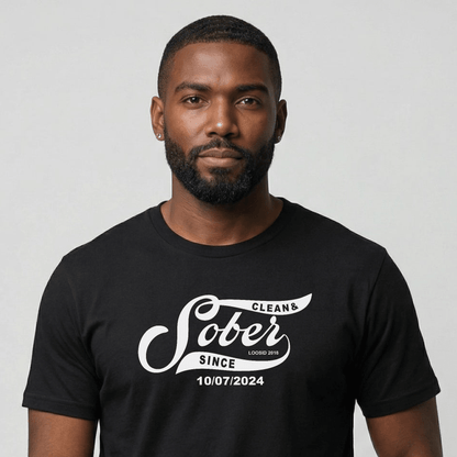 Sober T Shirt | Personalized Sober Since Shirt with Custom Date