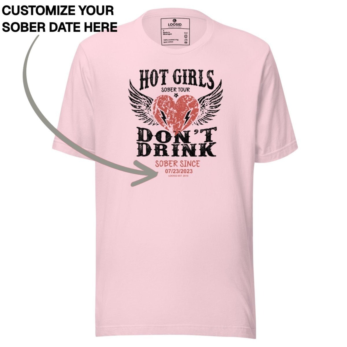 Sober T Shirt | Women's Hot Girls Don't Drink
