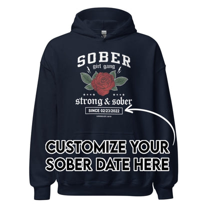 Recovery Hoodie | Women's Sober Girl Gang Strong & Sober