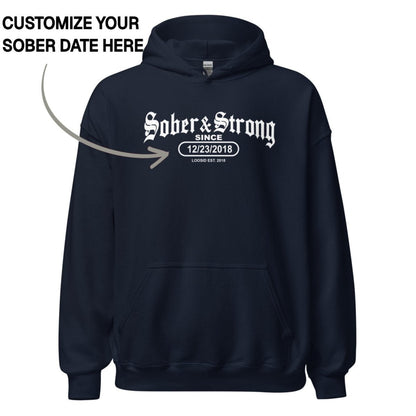 Recovery Hoodie | Unisex Sober & Strong
