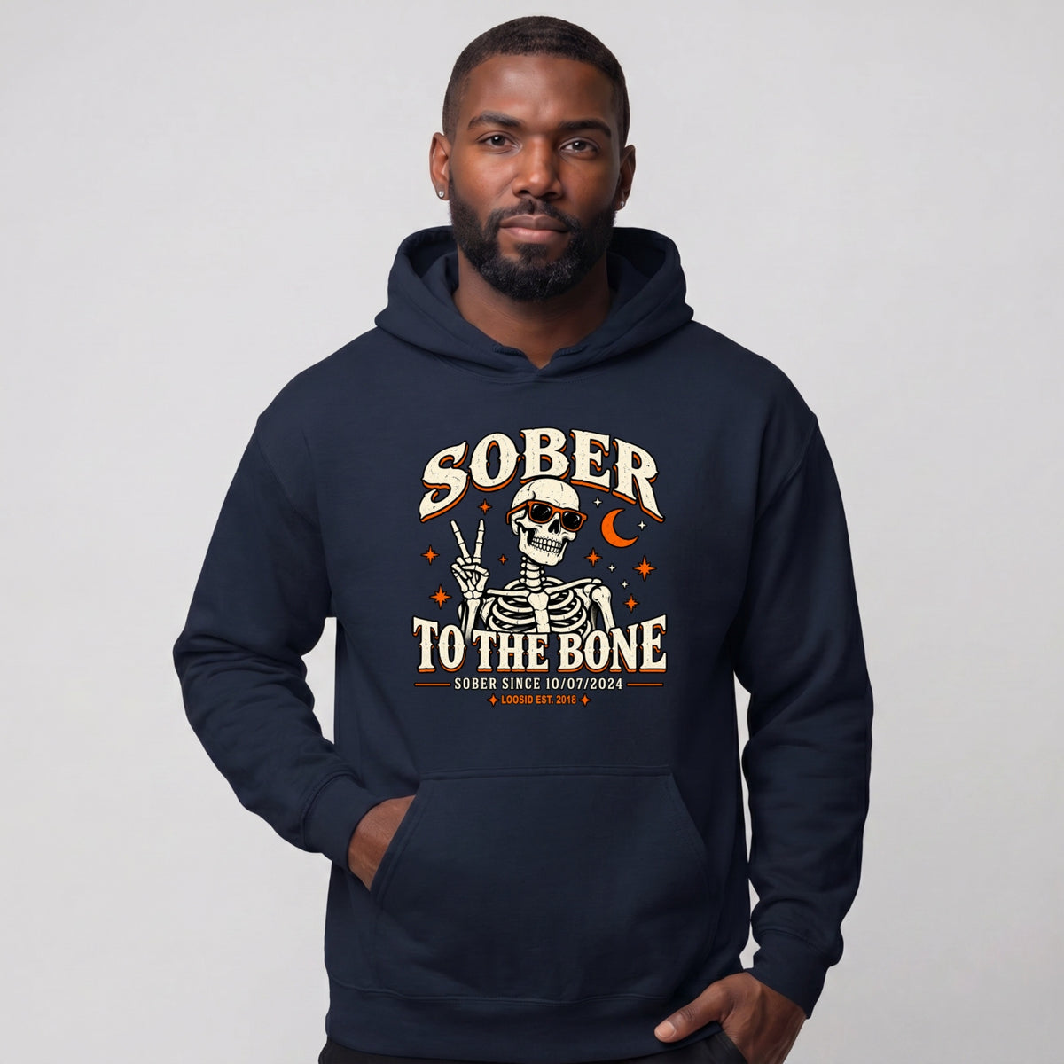Recovery Hoodie | Men's Sober To The Bone
