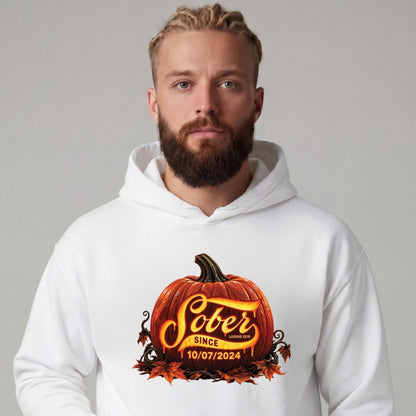 Recovery Hoodie | Men's Sober Since Pumpkin