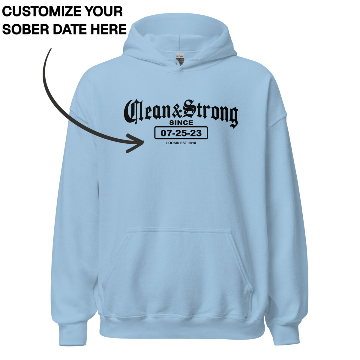 Recovery Hoodie | Women's Old School Clean & Strong