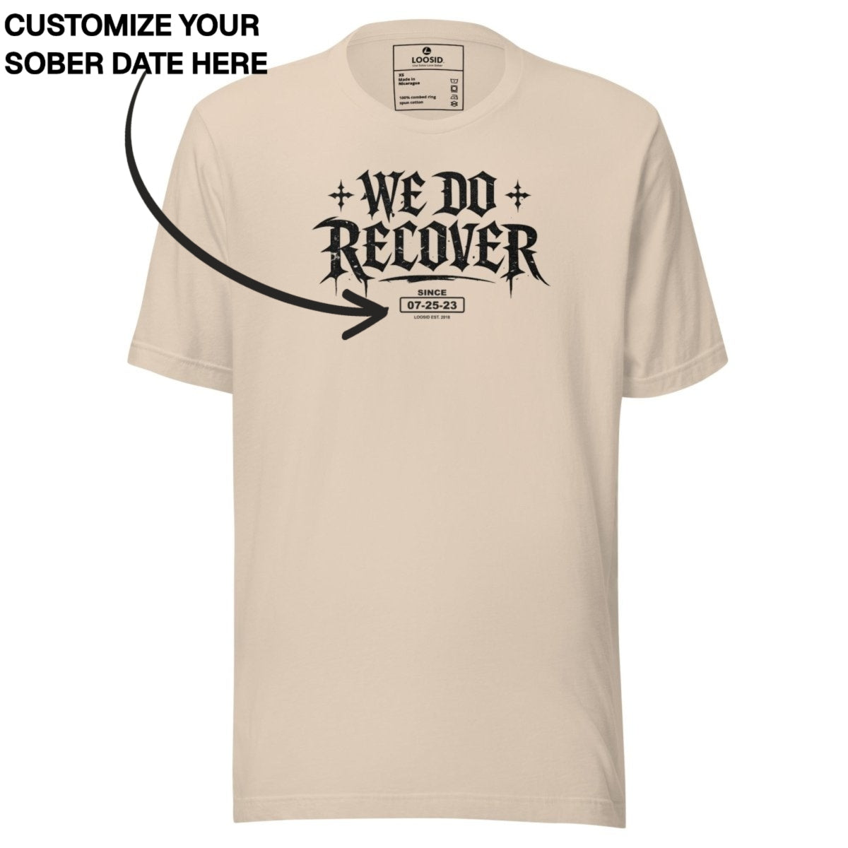 Sober T Shirt | Men's We Do Recover Stand Together