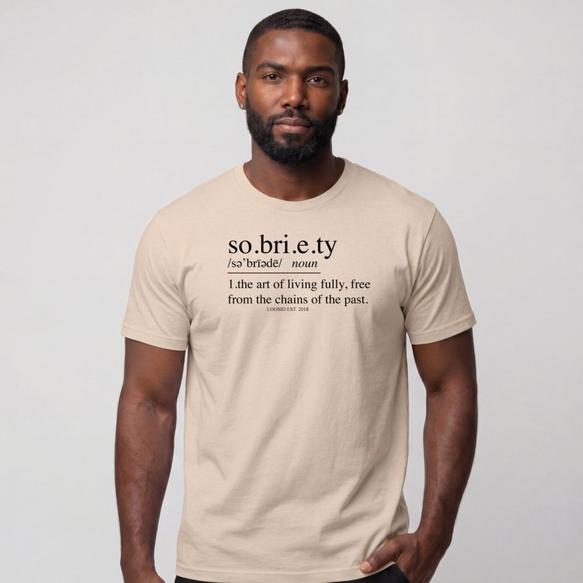 Sober T Shirt | Men's Sobriety Definition