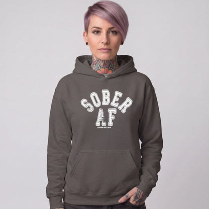 Recovery Hoodie | Women's Sober AF Collegiate