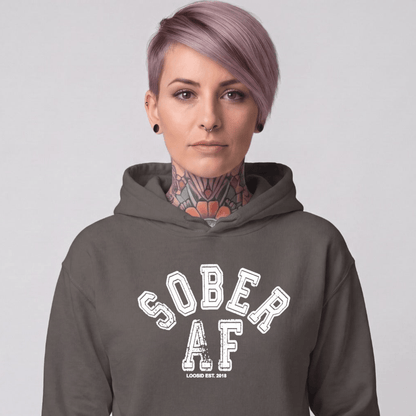 Recovery Hoodie | Women's Sober AF Collegiate
