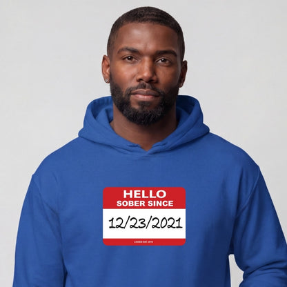 Recover Hoodie | Men's Hello Sober Since